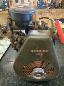 Vintage Kohler K-12-2 engine / Motor. Gas or Proppian.  Aluminum Engine