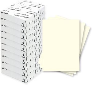 Springhill 8.5” x 14” Cream Copy Paper, 24lb Bond/60lb Text, 89gsm, 5,000 Sheets
