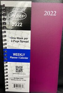 2022 Weekly/Monthly Planner, Calendar, Agenda, Organizer, 5&#034; x 8&#034; Random Color