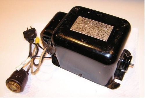 Vintage franceformer 6000 volt transformer ! tesla neon ham ! nice ! works !! for sale