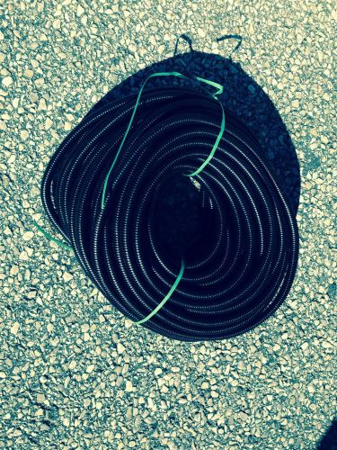 100&#039; feet 3/8&#034; black split loom wire flexible tubing wire cover for sale