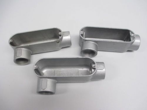 Lot 3 new assorted conduit fittings e121488 o-z/gedney lr-100a 1in d226088 for sale