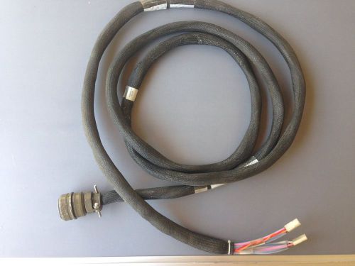 Amphenol MS3106A28-9P (GLENAIR M85049) approx 10 ft long cable