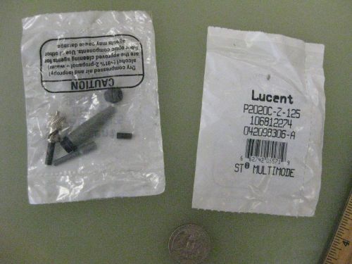 2 pieces lucent p/n p2020c-z-125 electrical connector receptacles plugs htf new for sale