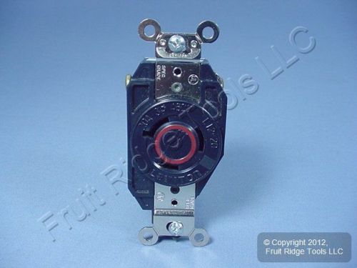 Leviton l12-20 locking receptacle outlet l12-20r 20a 3? 480v bulk 2380-065 for sale