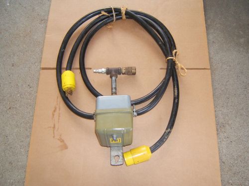 Square d 9013 ghg2 pressure switch 80 on 100 off air fittings and electric lines for sale