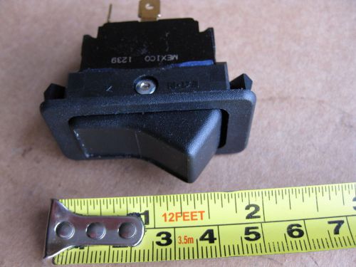 Eaton 8951K1596 Rocker Switch 2 Pole OFF-ON-ON &amp; OFF-OFF-Momentary ON 3 position
