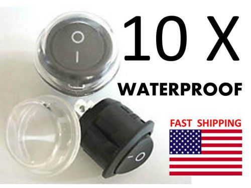 WATERPROOF -- Switch ON OFF - Universal 12v DC or AC Switch - 2 wire Boat Marine