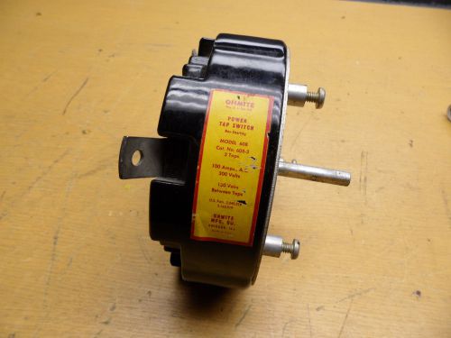 Nos ohmite power tap switch model 608 for sale