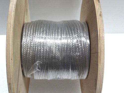 Alpha wire 100ft of tinned copper flat braid 1 3/8&#034; width approx 5awg ~ for sale