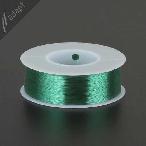 37 awg gauge magnet wire green 4000&#039; ~4oz 155c enameled copper coil winding spn for sale