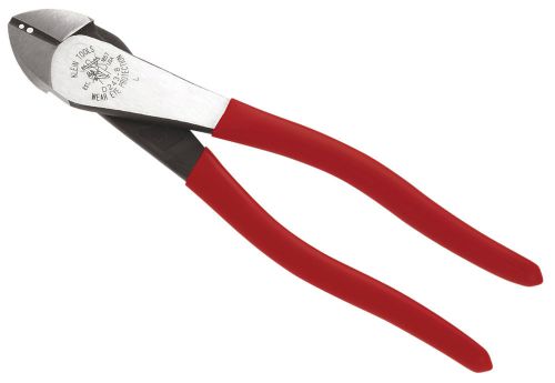 Klein tools d243-8 high-leverage 8&#034; diagonal-cutting pliers with stripping holes for sale