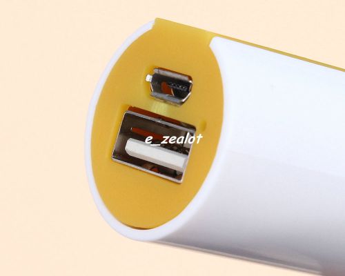 Yellow-White 5V 1A Mobile Power Bank Perfect DIY Kit for18650(NO Battery)Charger