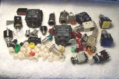 1# Grab bag of many various sizes &amp; styles of indicators removed from equipment