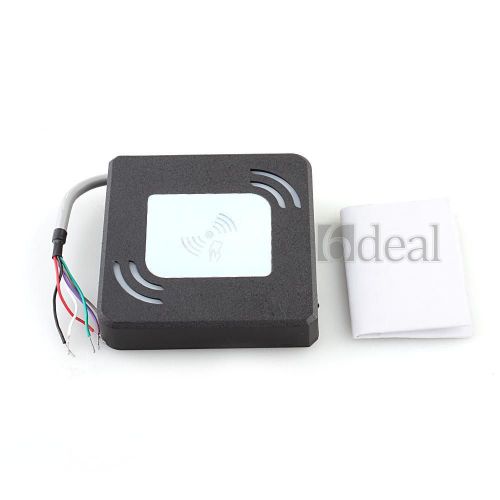 Rfid id card reader for proximity door access control system led black for sale