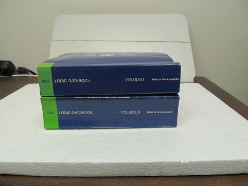 NATIONAL SEMICONDUCTOR 1984 LOGIC DATA BOOK( 2 LARGE VOLUMES), SOFTBOUND, USED
