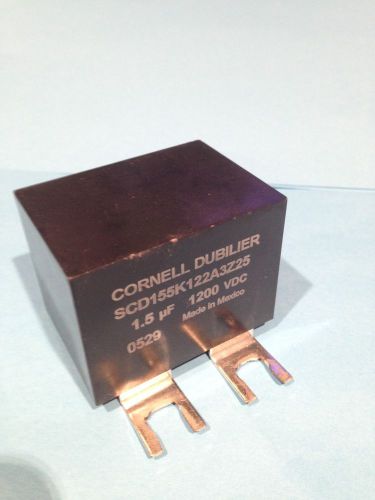 Cornell Dubilier Capacitor SCD155K122A3Z25 1.5 uf, 1200Vdc