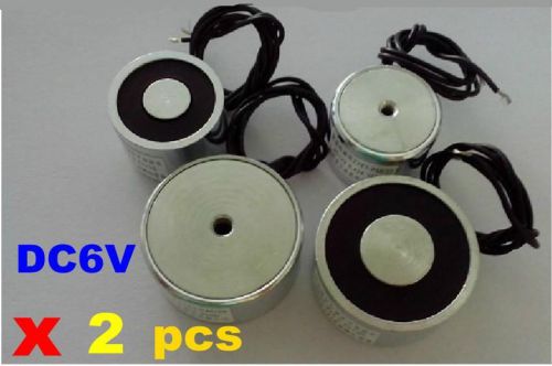 2pcsxround electro holding magnetdc solenoid electromagnet zye1-p20/15, 25n, 6v for sale