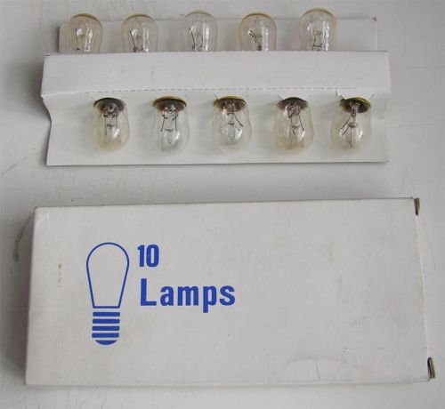 __  lot of 10 6S6DC 6W 120V dental replacement bulbs __
