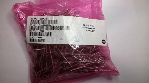 P178  Lot of  272 pcs  MUR410 Ultra Fast Power Rectifier 100V 4A DO201AD