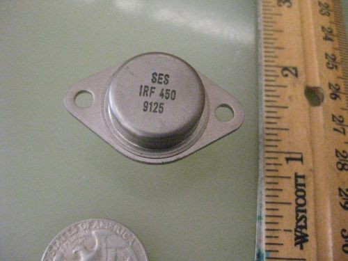 3 pieces SES Transistor p/n IRF450  htf New