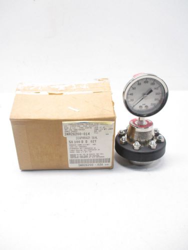 New ashcroft 25 1009 sw 02l 0-200psi 1/4 in npt 2-1/2in face gauge d476249 for sale