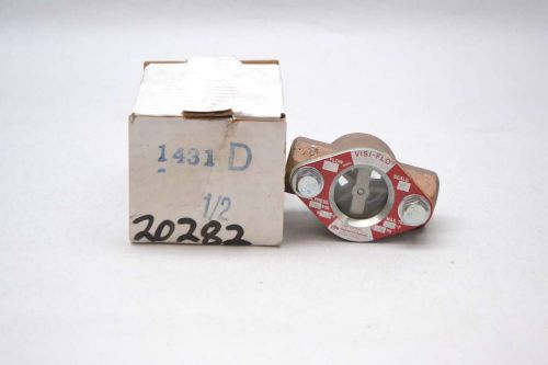 New opw 1431d 1/2 visi-flo npt sight 1/2 in threaded flow indicator d429313 for sale