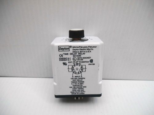 DAYTON 6X153N TIME DELAY RELAY - USED IN FINE CONDITION