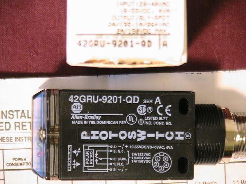 Allen Bradley 42GRU-9200-QD1 Retroreflective Photo Switch 42GRU9200QD1