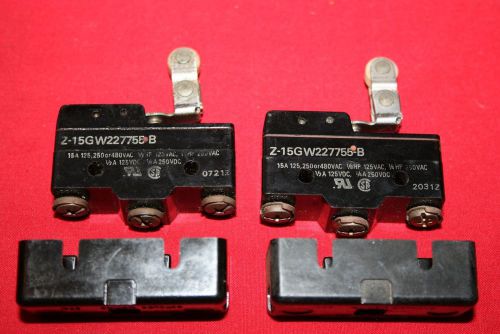 Lot of (2) Omron Limit Switches Z-15GW227755-B