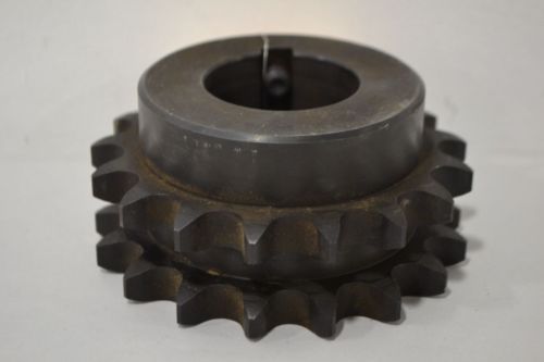 NEW ITW D60-17H 17 TOOTH STEEL CHAIN DOUBLE ROW 1-3/4 IN BORE SPROCKET D306114