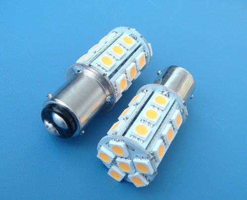10x BA15D 1142 1178 Warm White LED bulb light 24-5050 SMD LED,AC/DC12-24V 3Watt