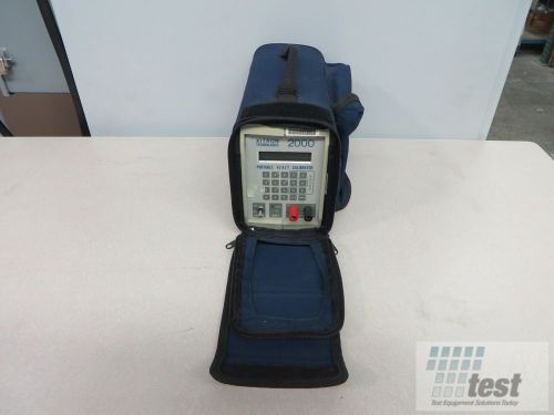 Xitron technologies 2000 portable v/a/t calibrator a/n 25155se for sale