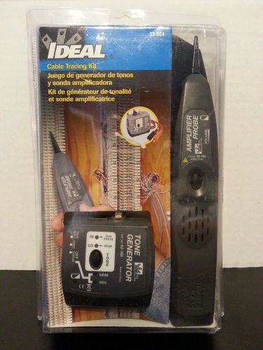 Ideal 33-864 cable tracing kit - tone generator - amplifier probe for sale