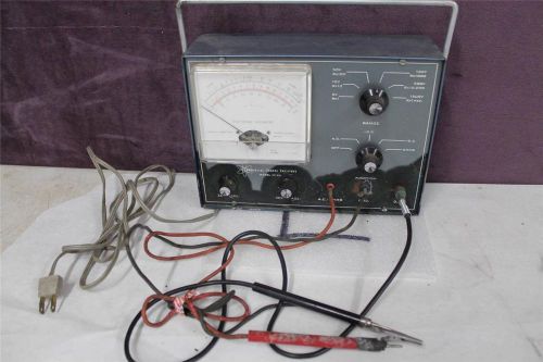 Vintage Electronic Voltmeter Commercial Trades Institute Model VT-20