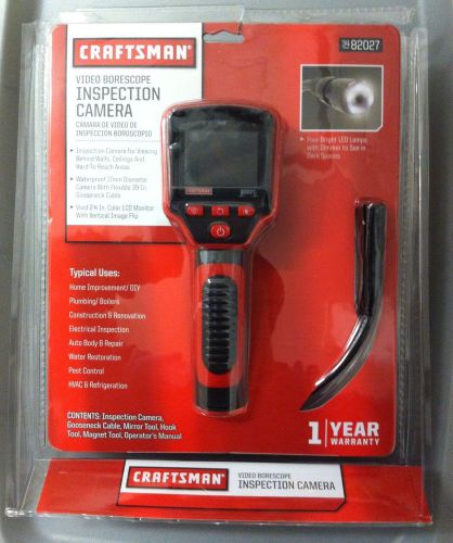New CRAFTSMAN 82027 Video Borescope Inspection Camera
