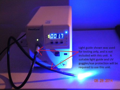 Exfo omnicure s2000 uv/visible spot curing system no dymax light guide for sale
