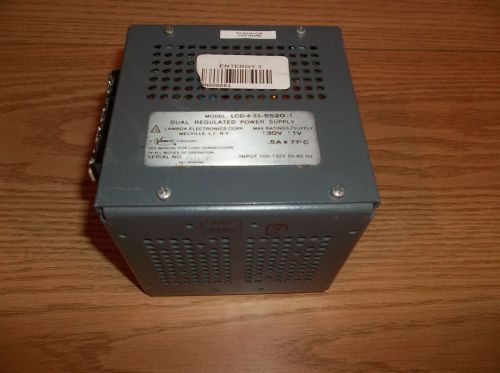 Lambda Dual Regulated Power Supply Model LCD-4-33-5520-1