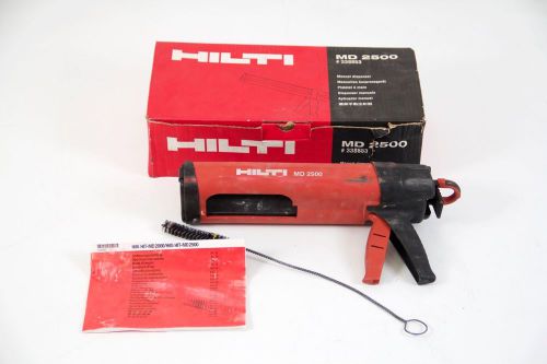 Hilti MD 2500 Anchor Adhesive Dispenser Gun Manual Dispenser Gun