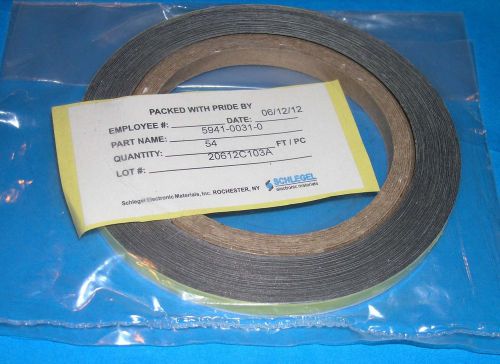 Silver conductive fabric cloth tape 8mm x 16 3/4mm cable wrap emi 5941-0031-0 for sale