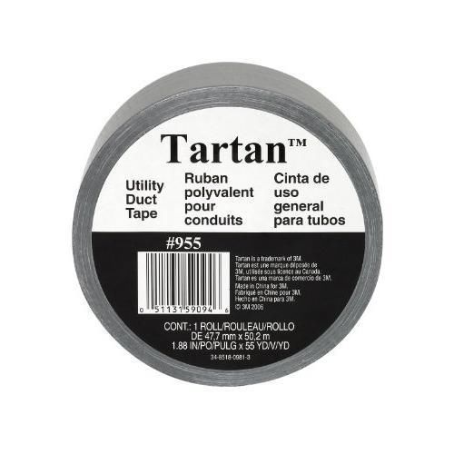 3M 955-K Tartan Utility Duct Tape, 1.88-Inch by 55-Yard, 1-Pack New