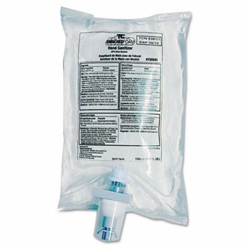 Rubbermaid AutoFoam Hand Sanitizer Refill, w/ Alcohol, 1100 mL, 4/CT (RCP750591)