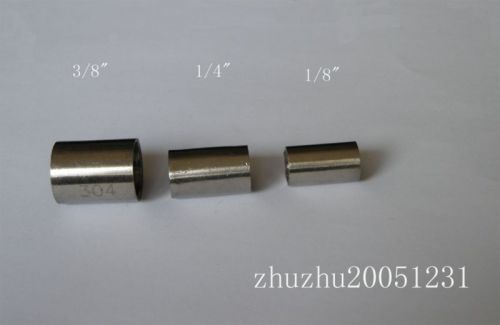 5pcs 304 stainless steel 1/8&#034; full coupling new for sale