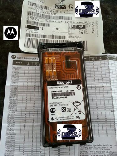 New Real OEM Motorola Battery for HT1250 LS + HT750, HT1550, PR860 VHF UHF Radio
