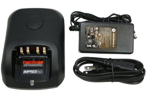 Motorola OEM WPLN4243A IMPRES Battery Rapid Charger cradle and power supply For