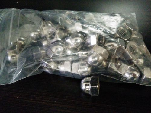 NEW bolt depot #2548 Cap nuts, Stainless steel 18-8, 3/8-16 QTY. 50