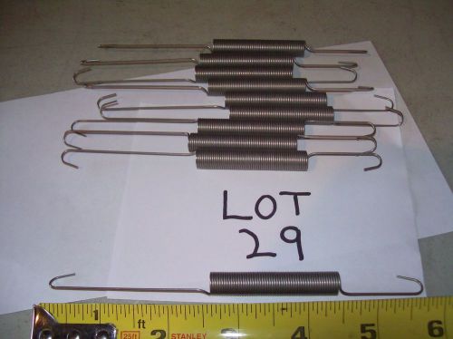 STAINLESS STEEL EXTENSION SPRING LOT 10 PIECES .035x.360~x5.700~