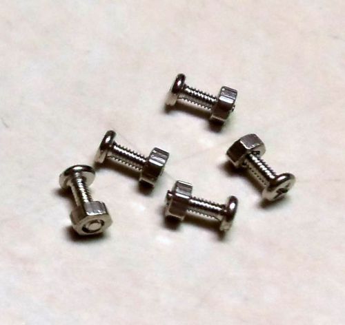 USA Shipping - 10 pack  M1.2x5mm Screw &amp; Nuts Phillips Head Micro Miniature