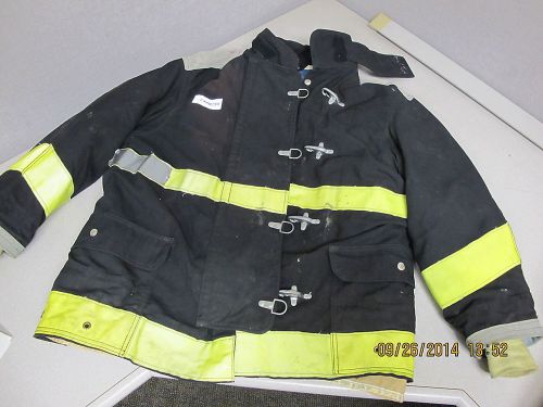 LION EXPRESS BUNKER TURNOUT COAT LARGE Firefighter EMS Rescue (very good conditi