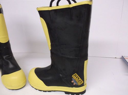 Ranger firewalker btr5128-100n,firefighter boots, mens 10n, blk/ylw, 16&#034;, for sale